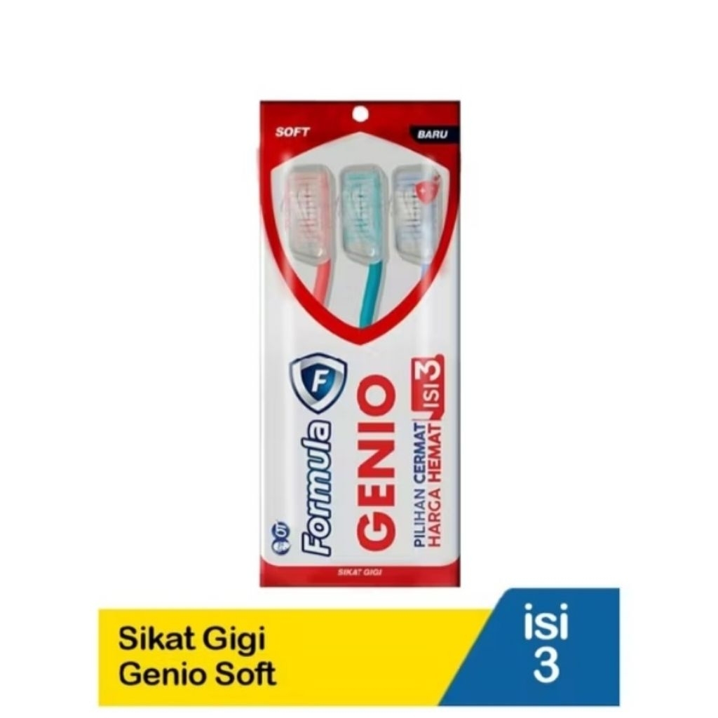 Sikat gigi formula isi 3 sikat gigi formula genio isi 3 pcs
