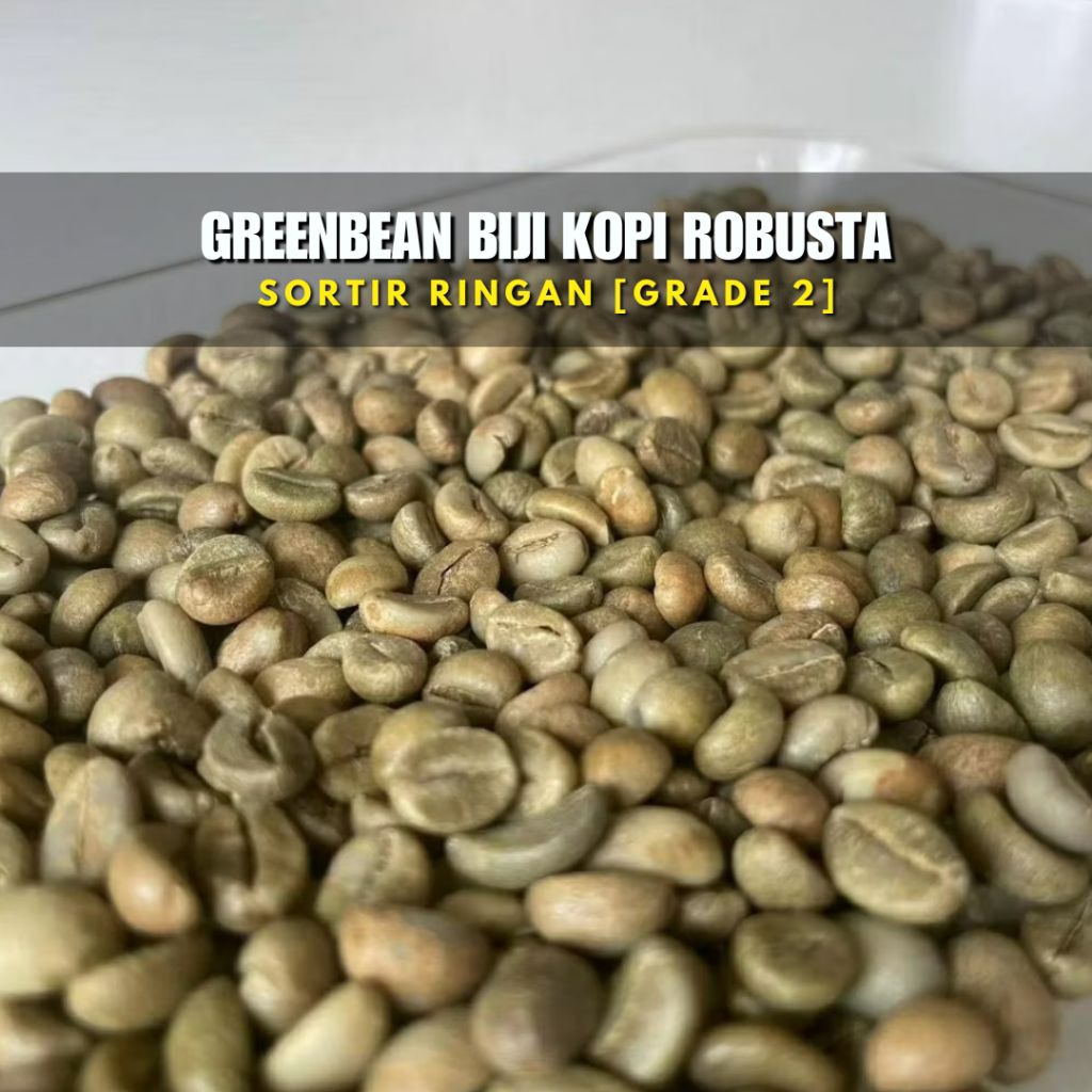 

GreenBean Biji Kopi Robusta Pilihan 1 kg Asli Purbalingga Siap Sangrai