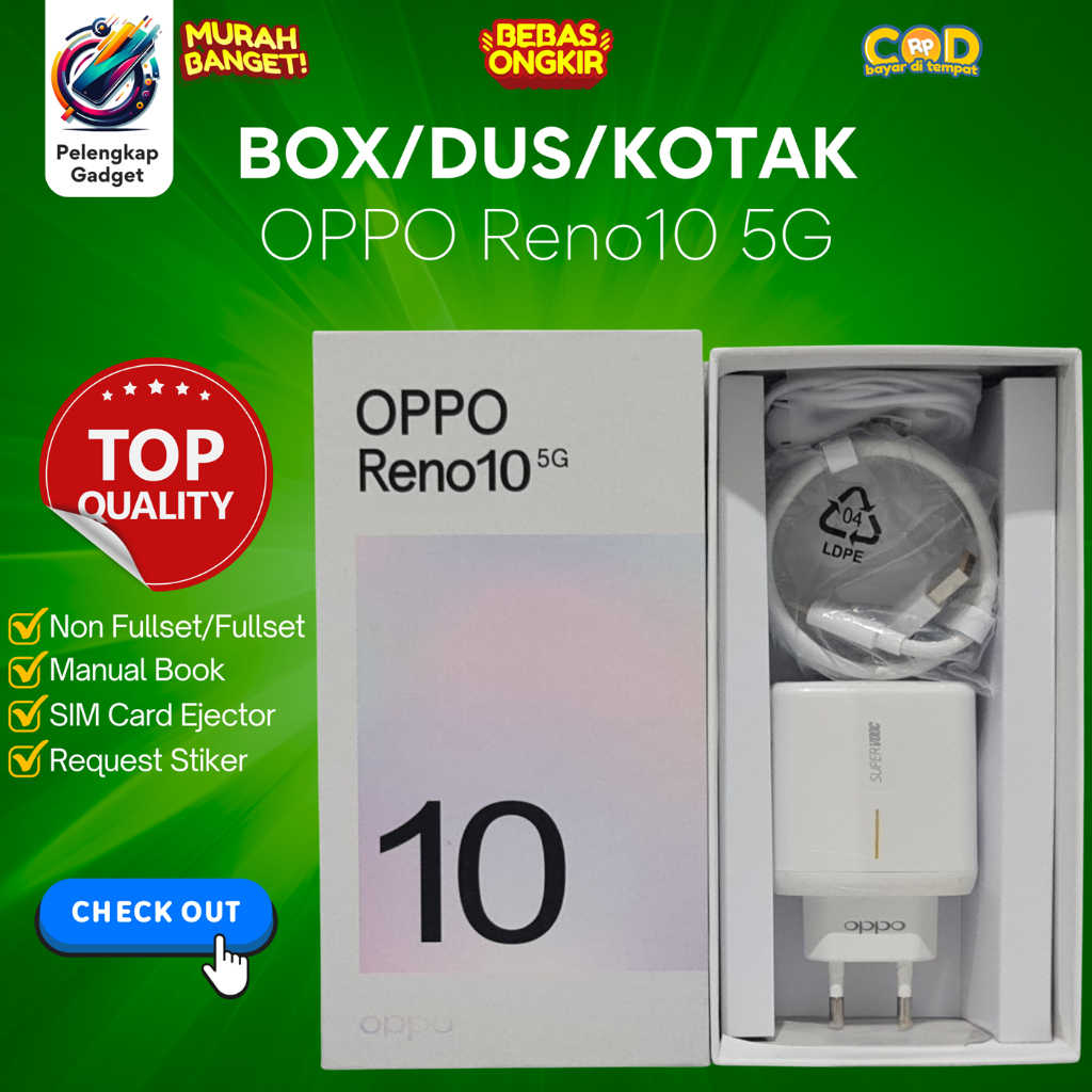 

BOX/DUS/KOTAK OPPO Reno10 5G (CHARGER SUPER VOOC 65w ORIGINAL)