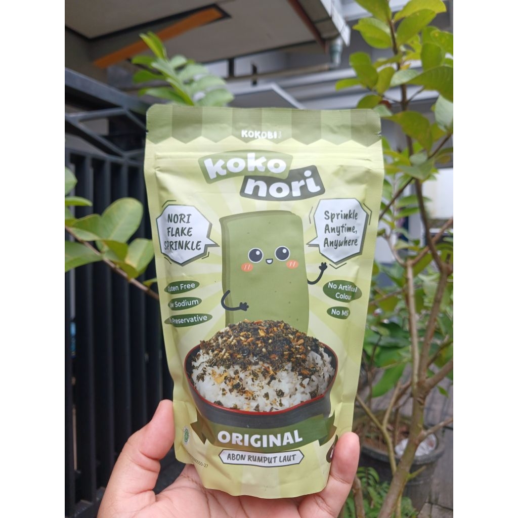 

Kokobi Koko Nori Abon Rumput Laut Tabur 40gr