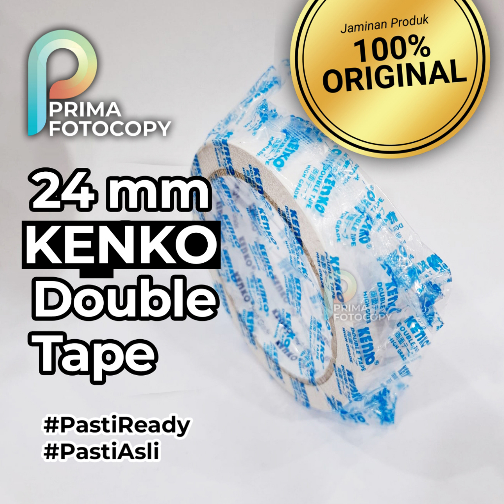

Double Tape Tip 1in / 24mm | Selotip Kerajinan 2 sisi kenko dobel tip 2 jari
