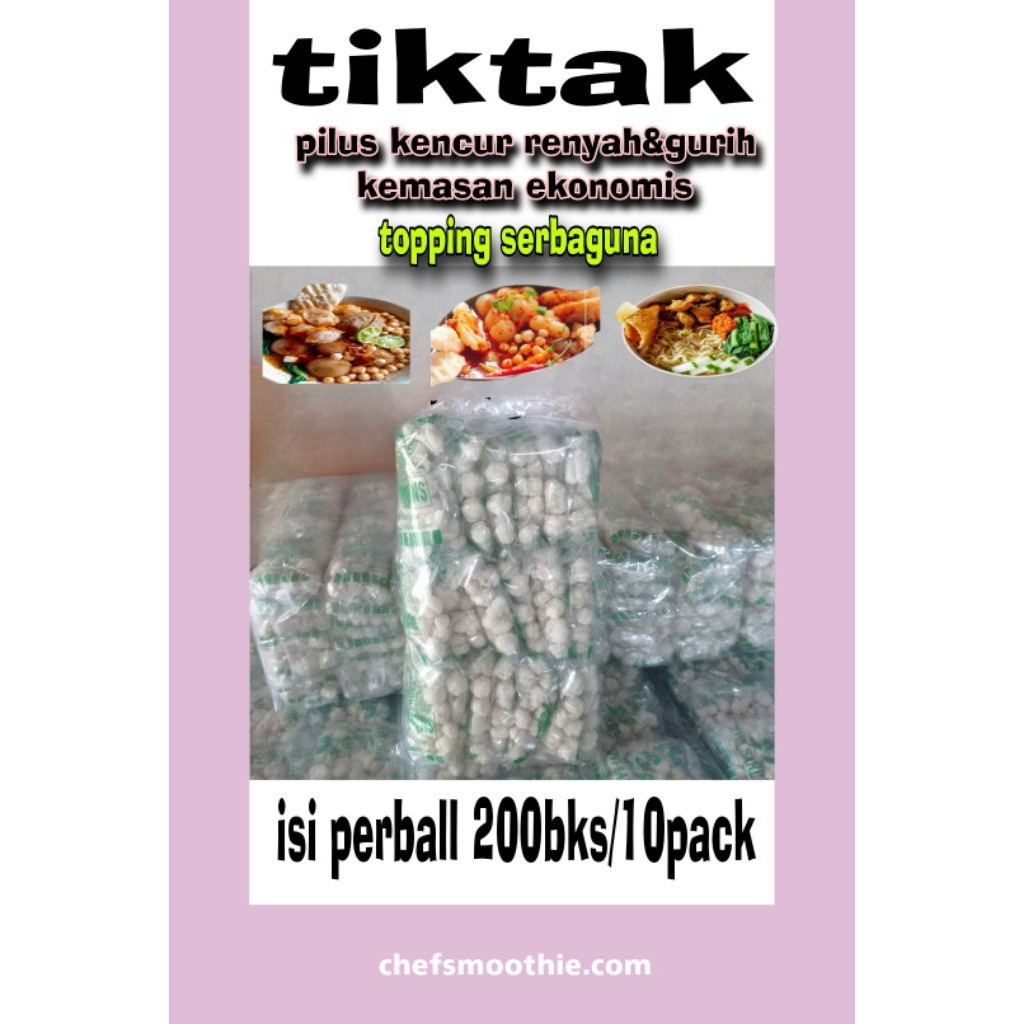 

pilus kencur renyah&gurih harga ekonomis 1ball isi 10pack/200picis