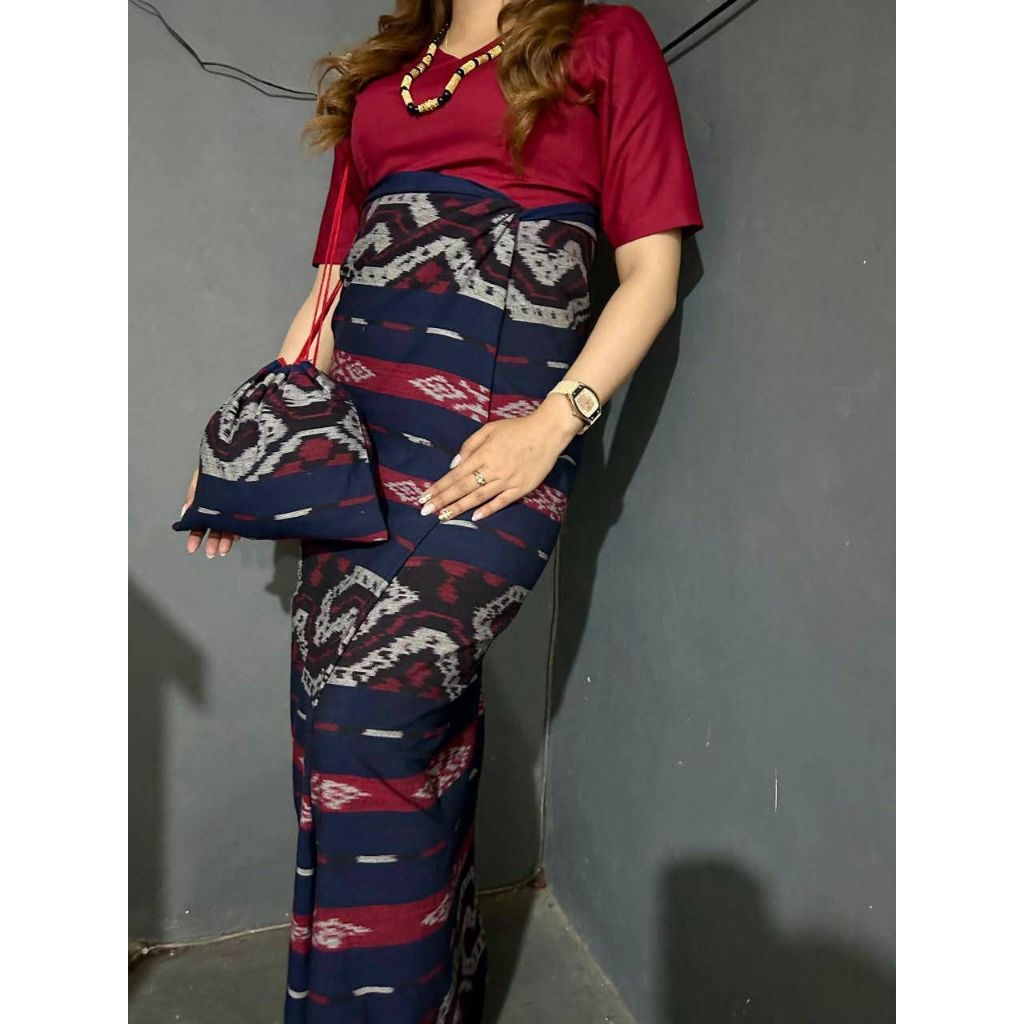 rok span tenun wanita - rok tenun span panjang - rok tenun span wanita