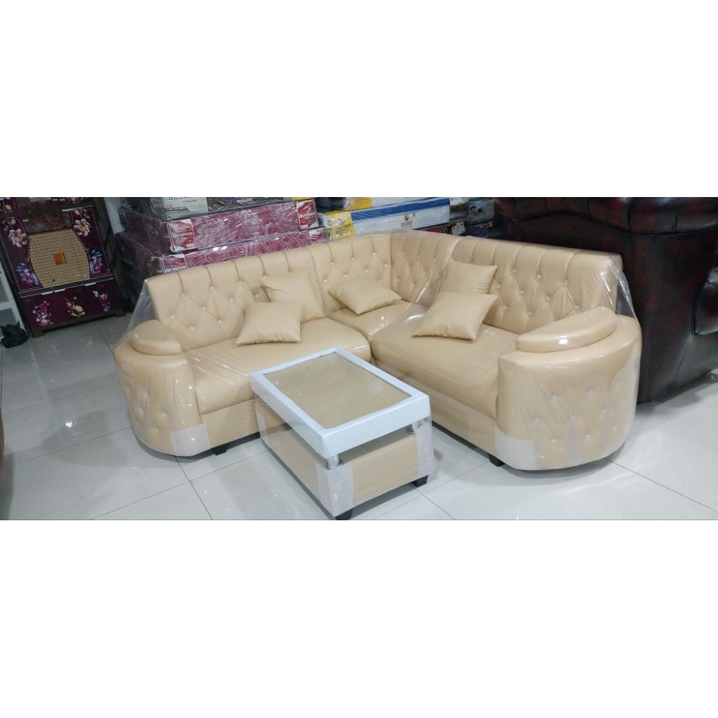 SOFA TAMU SUDUT MINIMALIS