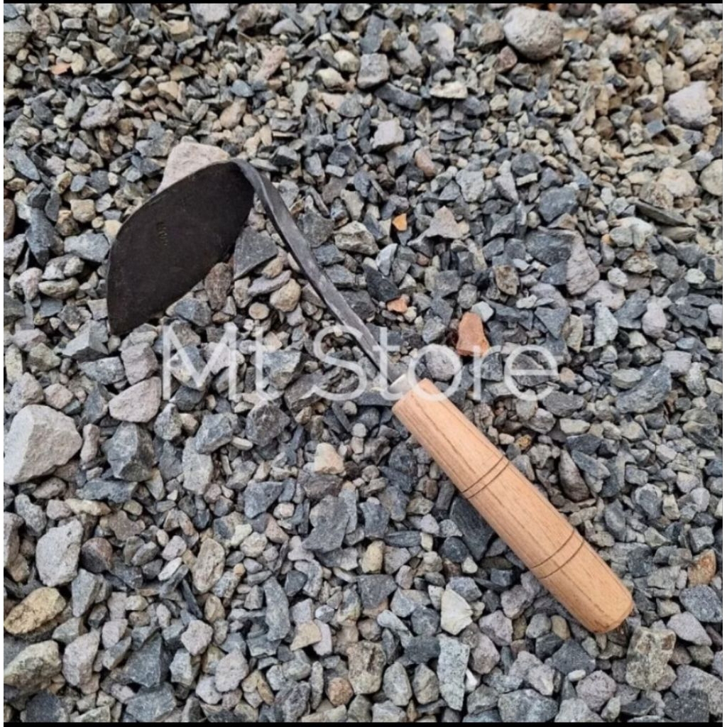 Ghatul Miring Kored Rumput Bilah baja Cangkul Koret rumput liar pacul kecil berkebun pacul dangir