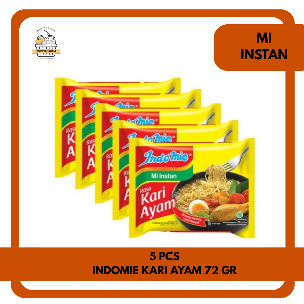 

Indomie Kuah Kari Per 5bks / Indomie Kari Ayam