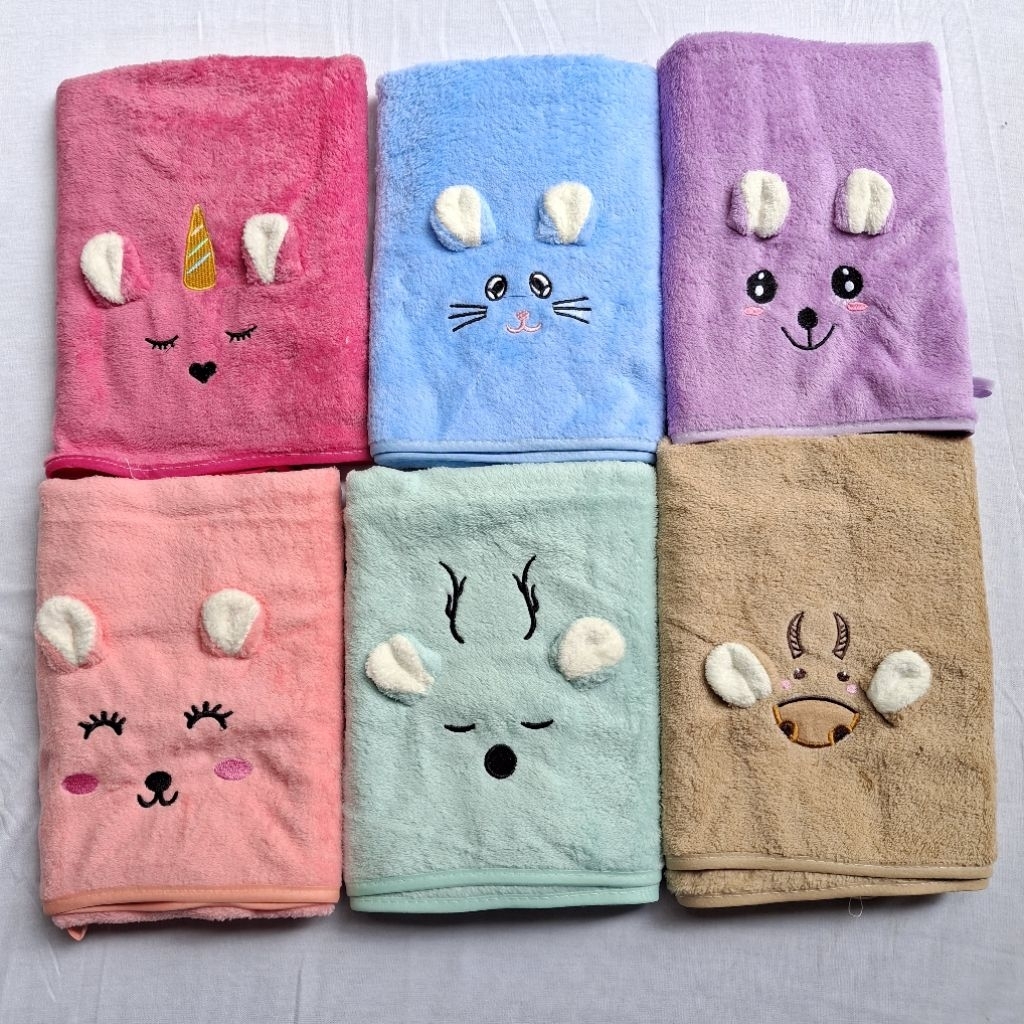 handuk bayi baru lahir microfiber