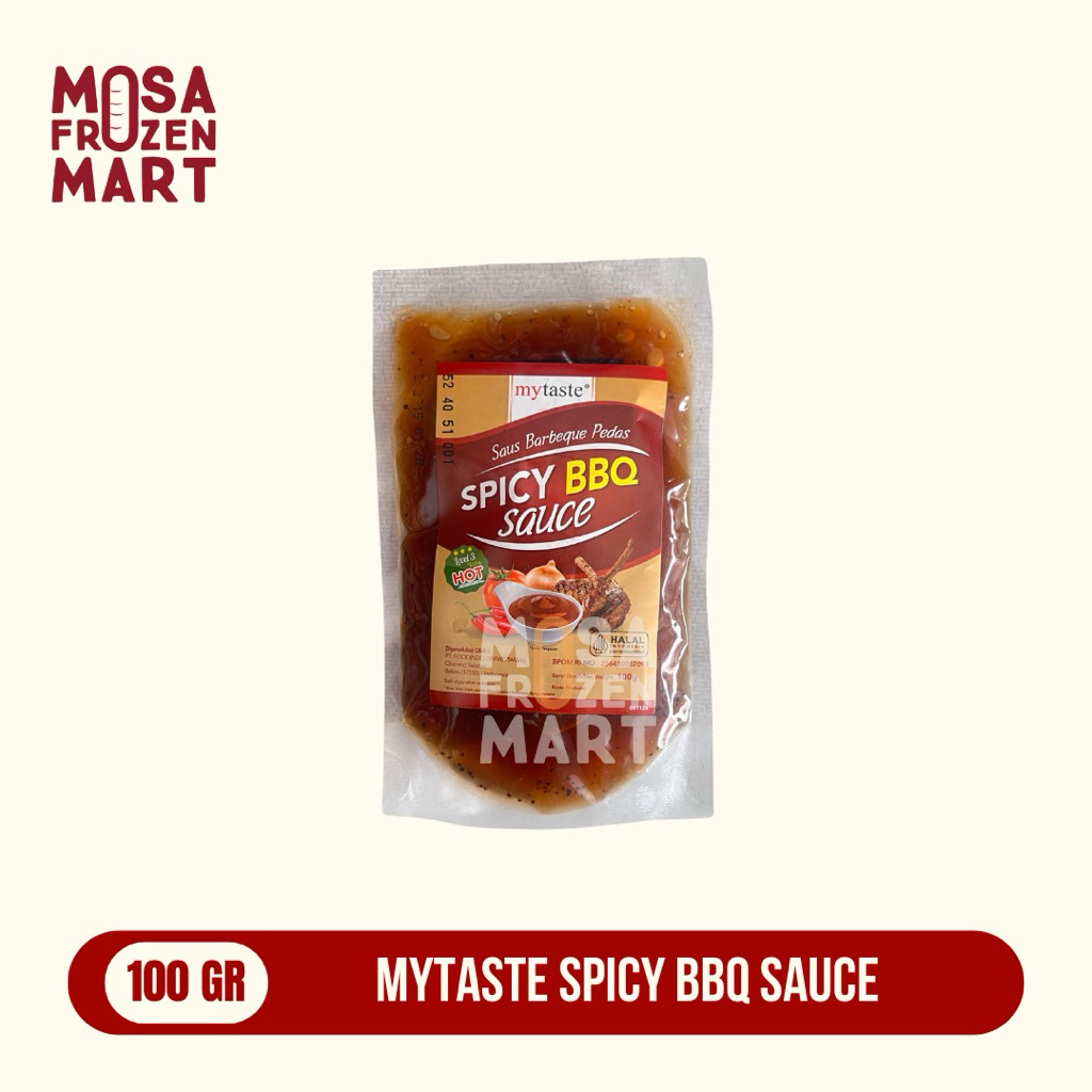 

Mytaste Spicy Bbq 100 Gr | Saus Barbeque Pedas
