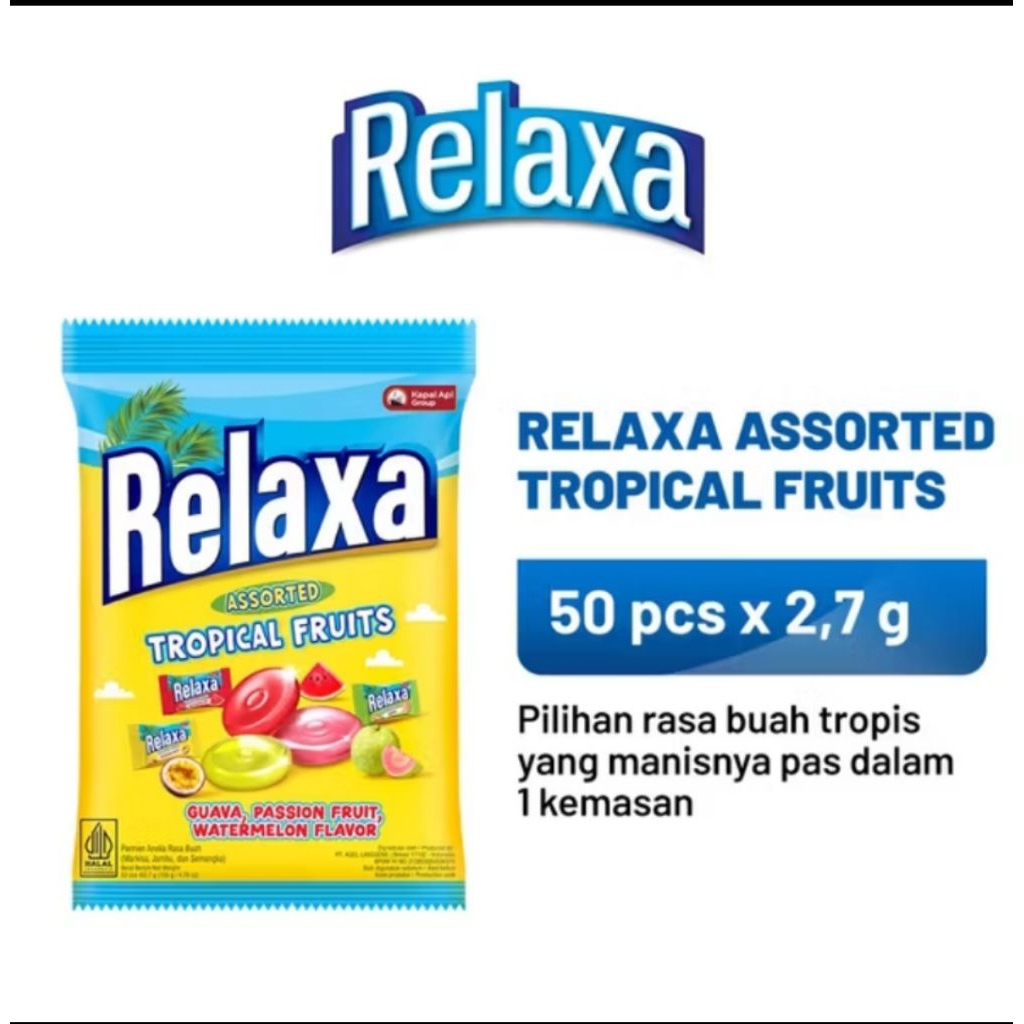 

Relaxa Assorted Tropical Fruits 1 Bungkus