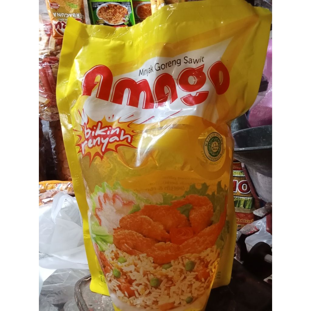 

Minyak goreng amago kemasan 2liter