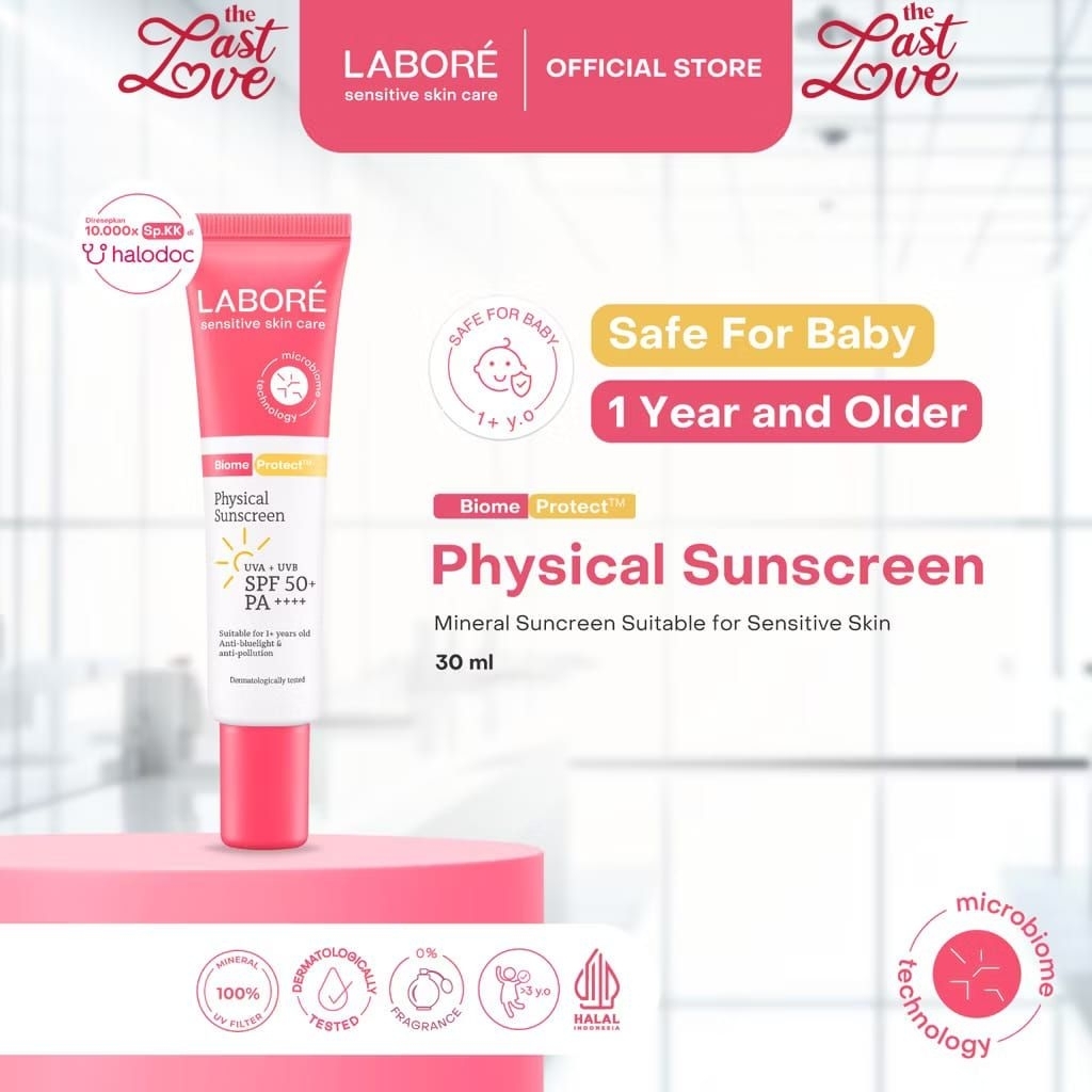Last Love Labore Biome Protect TM Physical Sunscreen SPF 50 PA +++