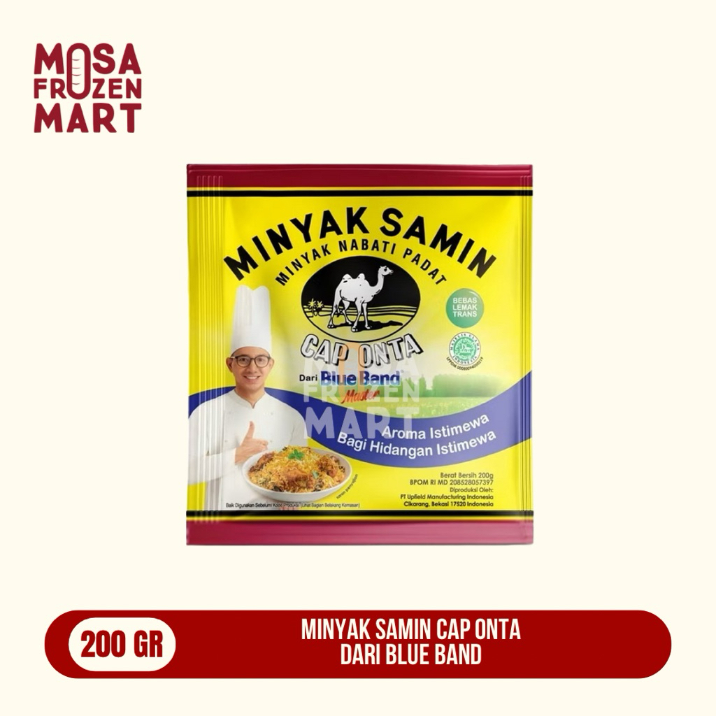 

Minyak Samin Cap Onta Dari Blue Band 200 Gr