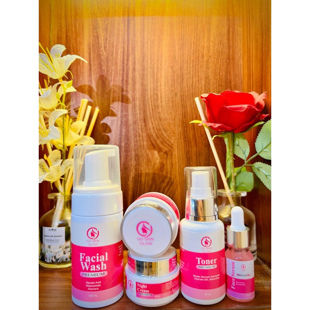 GG GLOW SKINCARE PAKET PREMIUM KEMASAN BARU