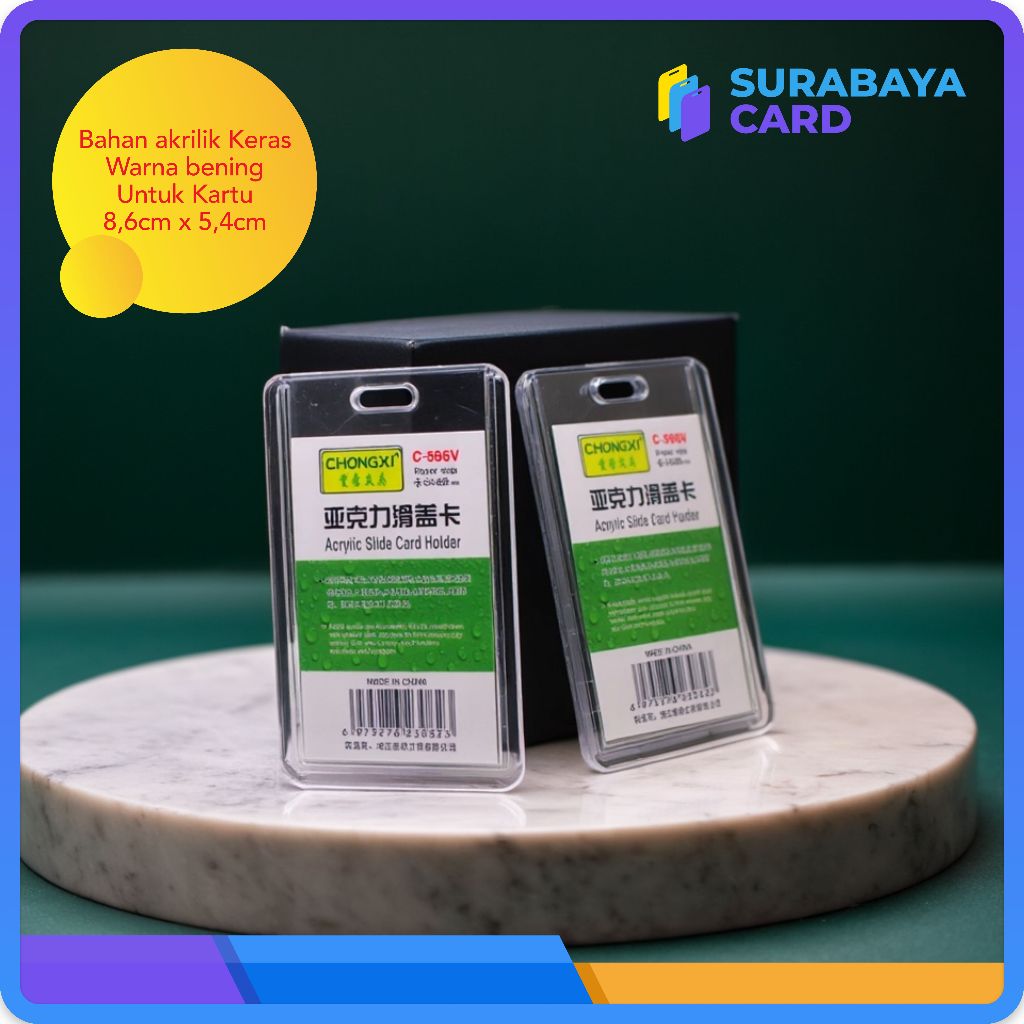 

FRAME ID CARD HOLDER AKRILIK MERK CHONGXI FRAME IDCARD