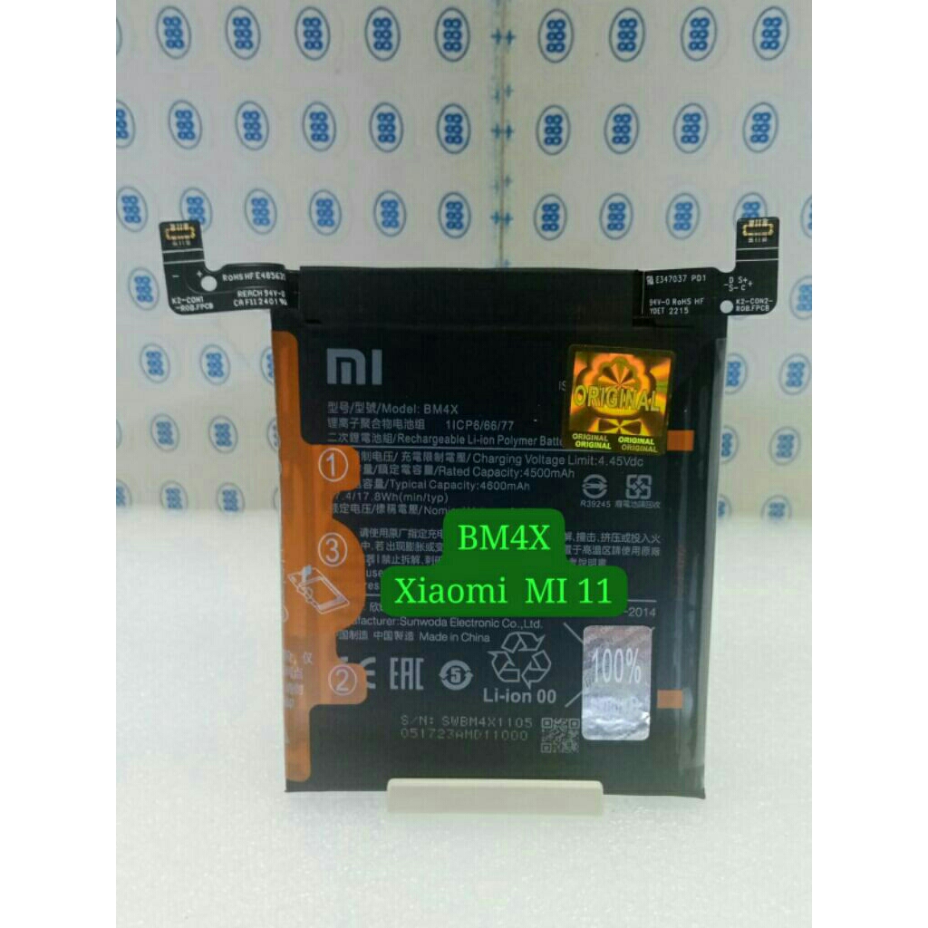 baterai batre xiaomi mi11 bm4x mi 11 bm 4x original