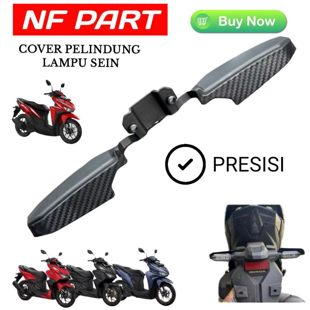 COVER LAMPU SEIN PELINDUNG SEN BELAKANG VARIO NEW 125-150-160 PROTECTOR KACA LAMPU SEN VARIO NEW NF 