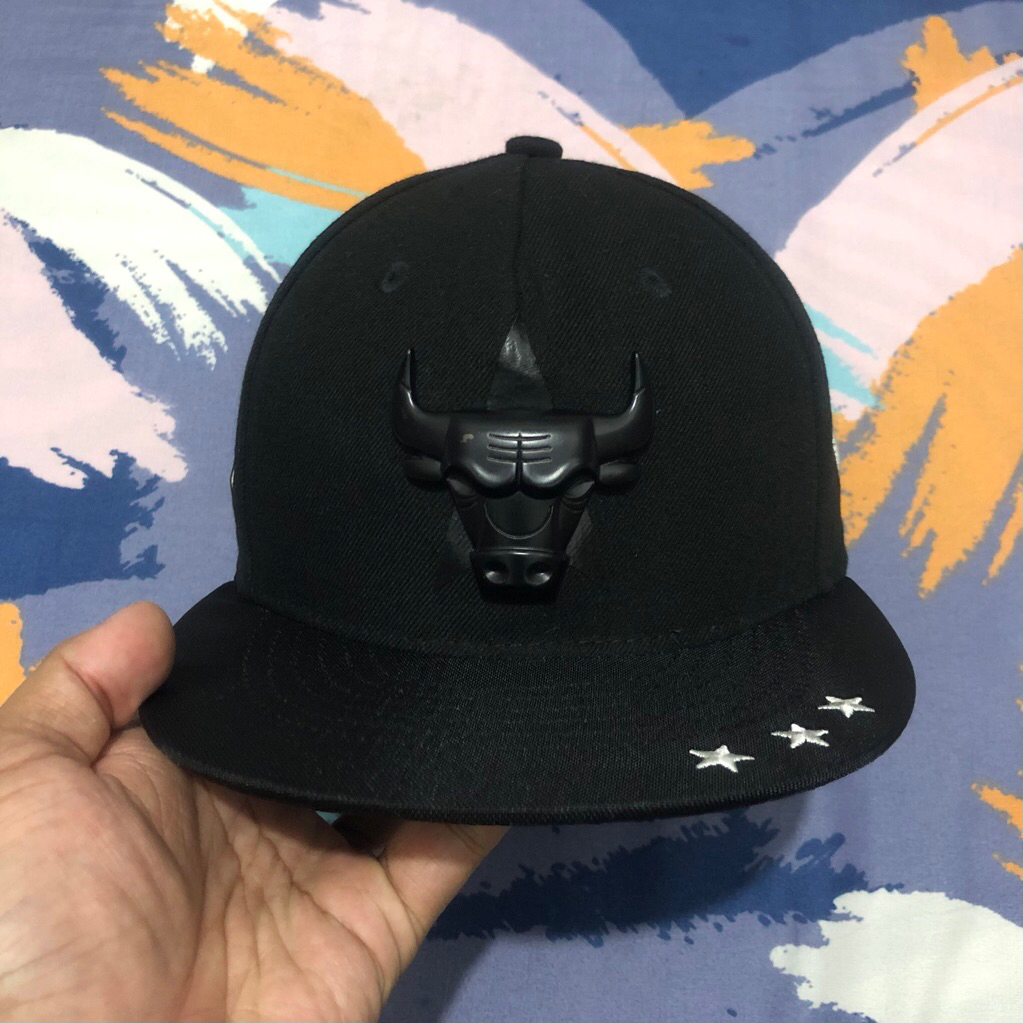 Topi NBA hyFlat Chicago bulls logo besi