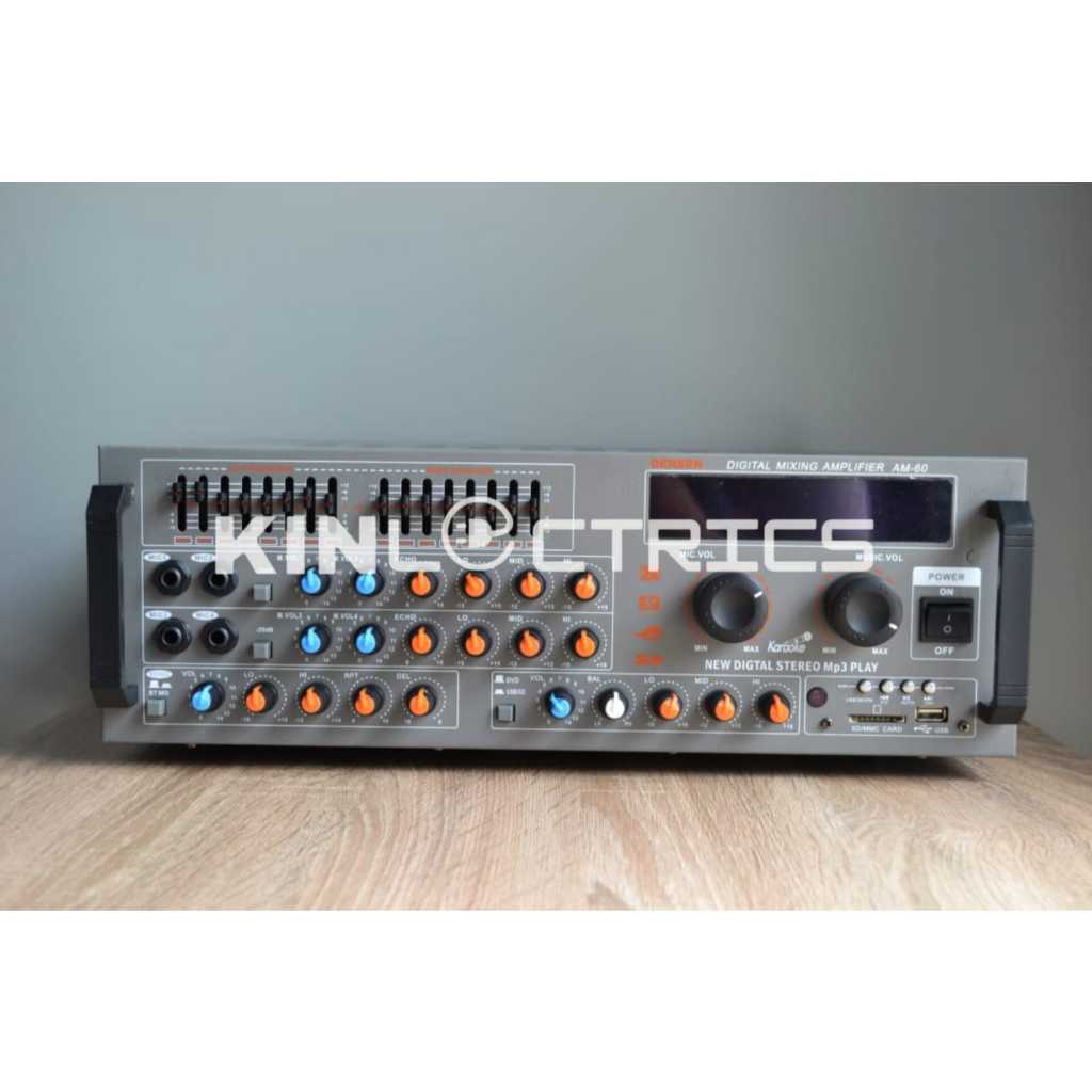 KINLECTRICS Amplifier 60 Watt Power Ampli Pengeras Suara 60 Watt Original