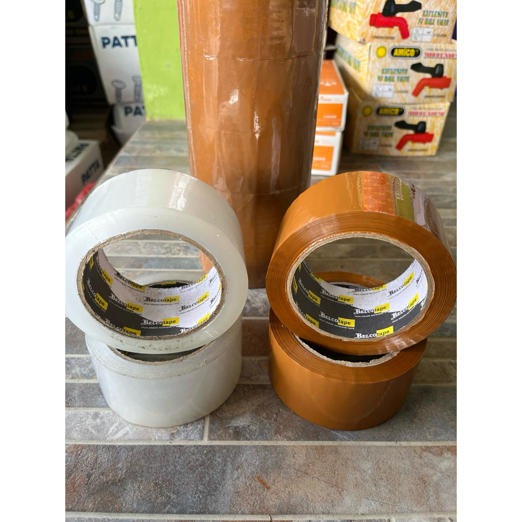 

Lakban Bening & coklat / Merk belco/ Lakban MPI 45 x 100 yard Berkualitas