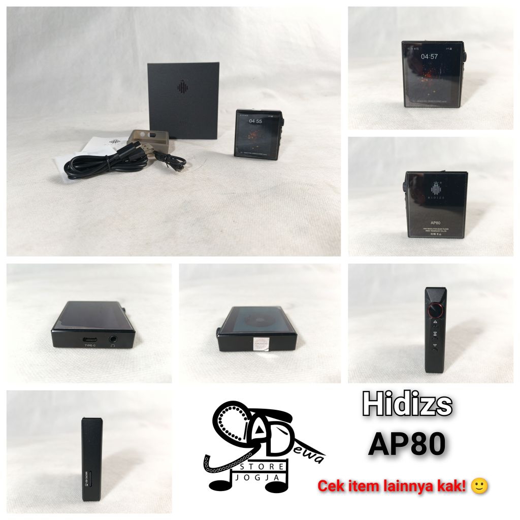 HIDIZS AP80 DAP AP 80 DIGITAL AUDIO HIRES PLAYER FLAC WAV MP3 non pro bekas 2nd preloved second seke