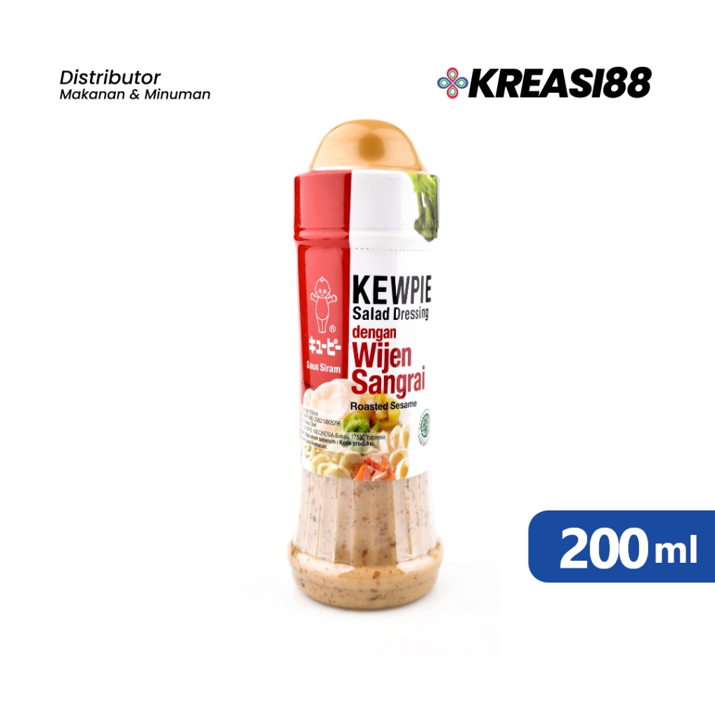 

Kewpie Saus Siram dengan Wijen Sangrai / Roasted Sasame Dressing 200ml