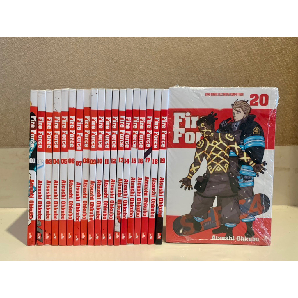 SET B - Komik Manga Set Fire Force 1,2,3,4-20