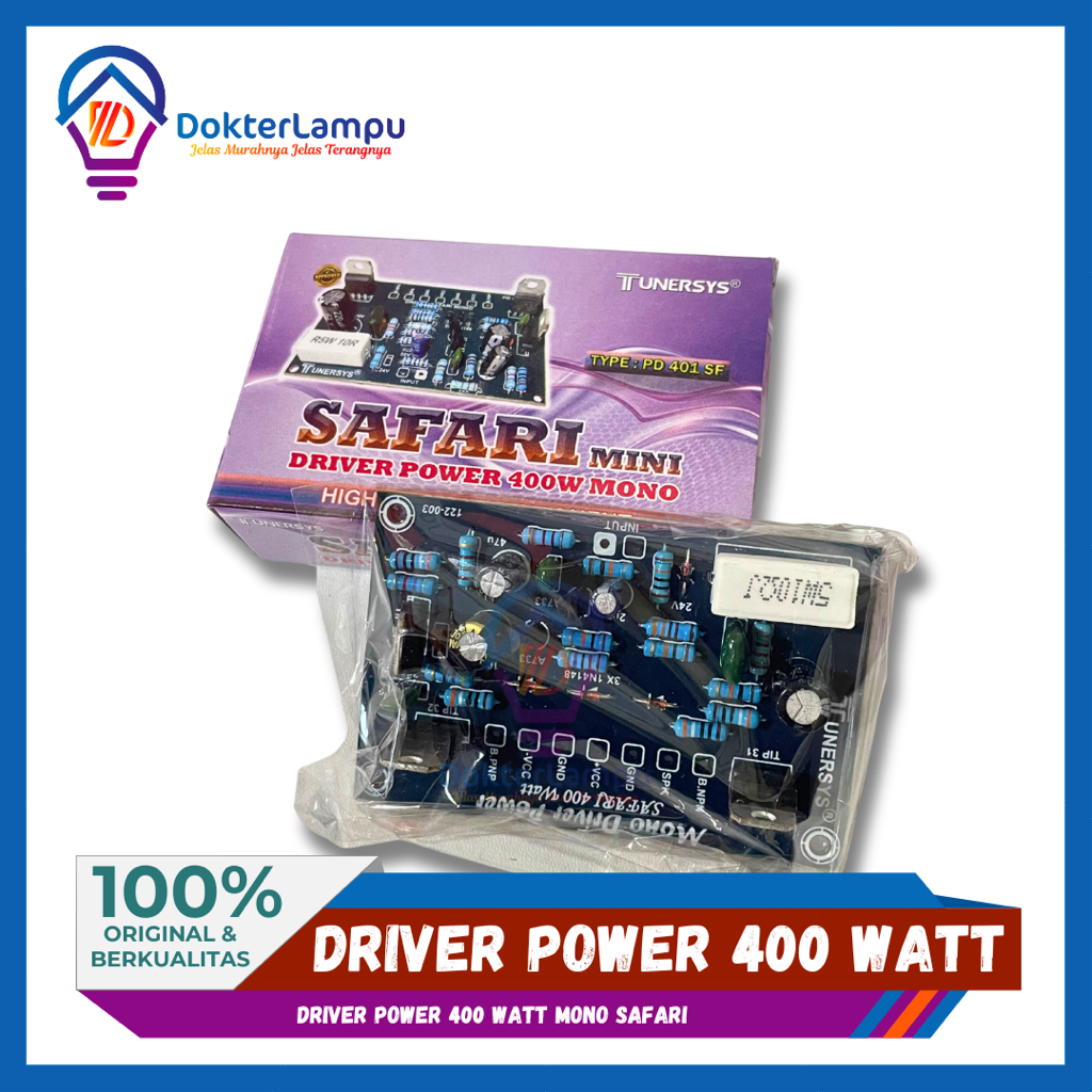 Driver Power 400 Watt Mono Safari