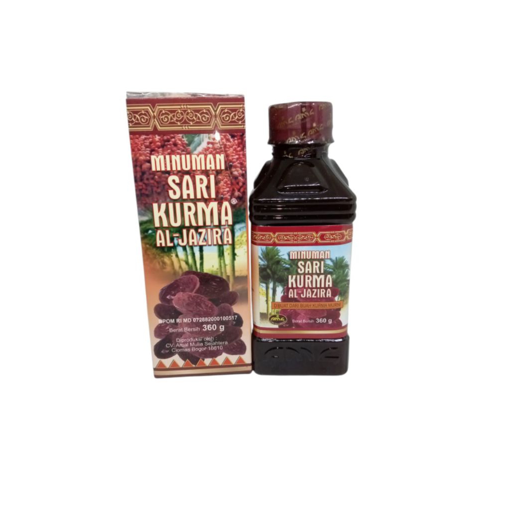 

sari kurma aljazira 360 ml minum sari kurma aljazira