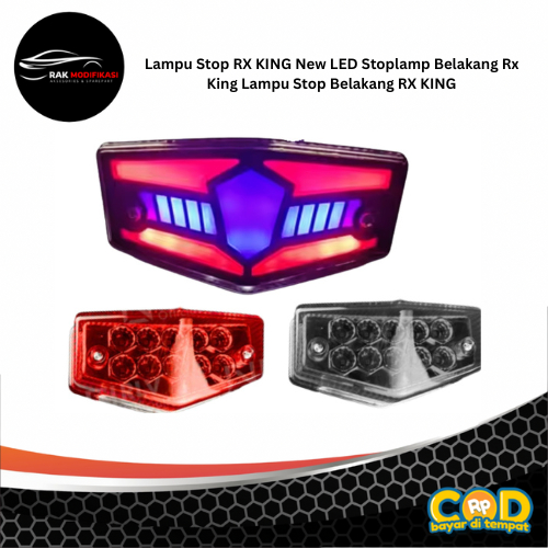 Lampu Stop RX KING New LED Stoplamp Belakang Rx King Lampu Stop Belakang RX KING Led Runing Lampu St
