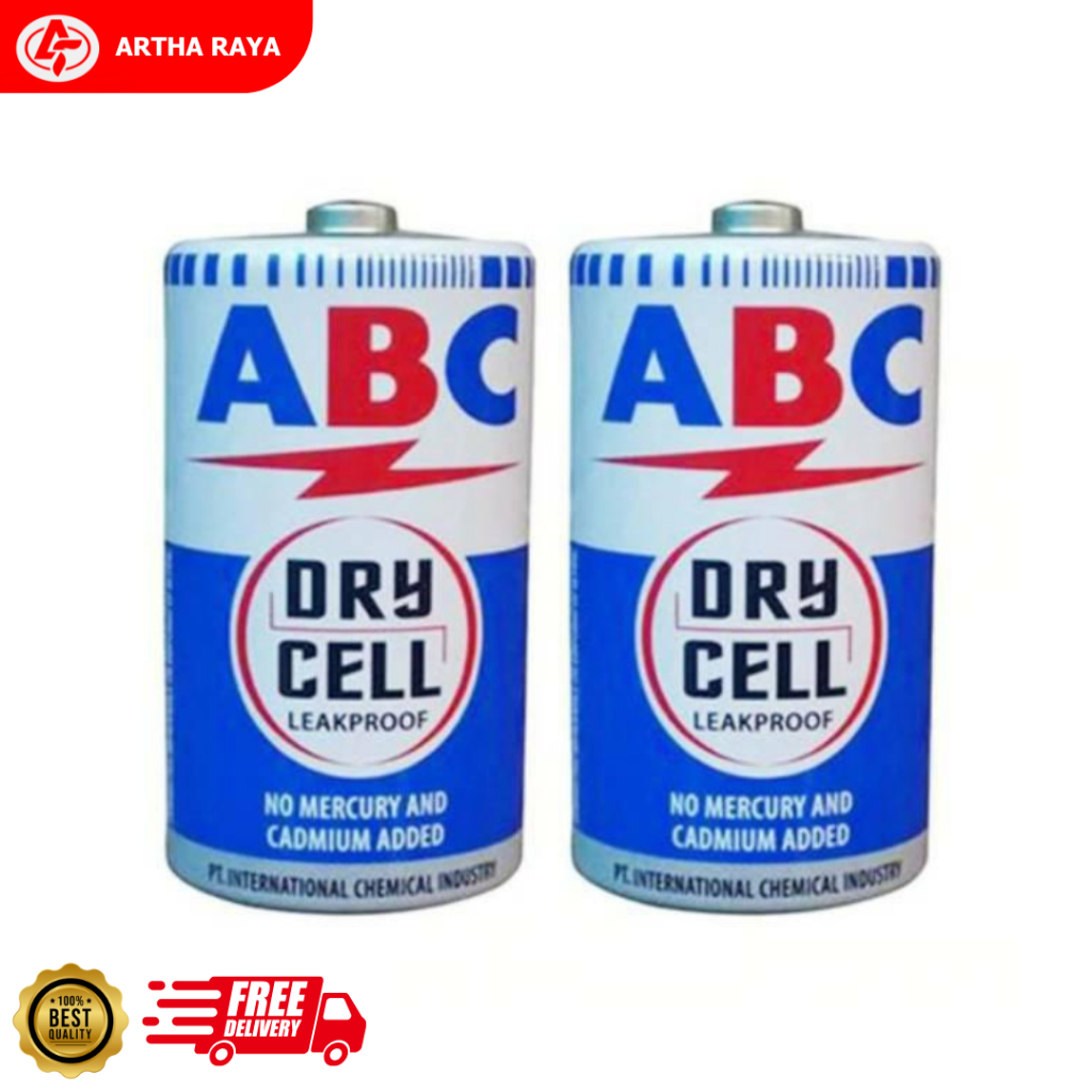 Baterai ABC R20 / Baterai ABC Besar Isi 2 Pcs