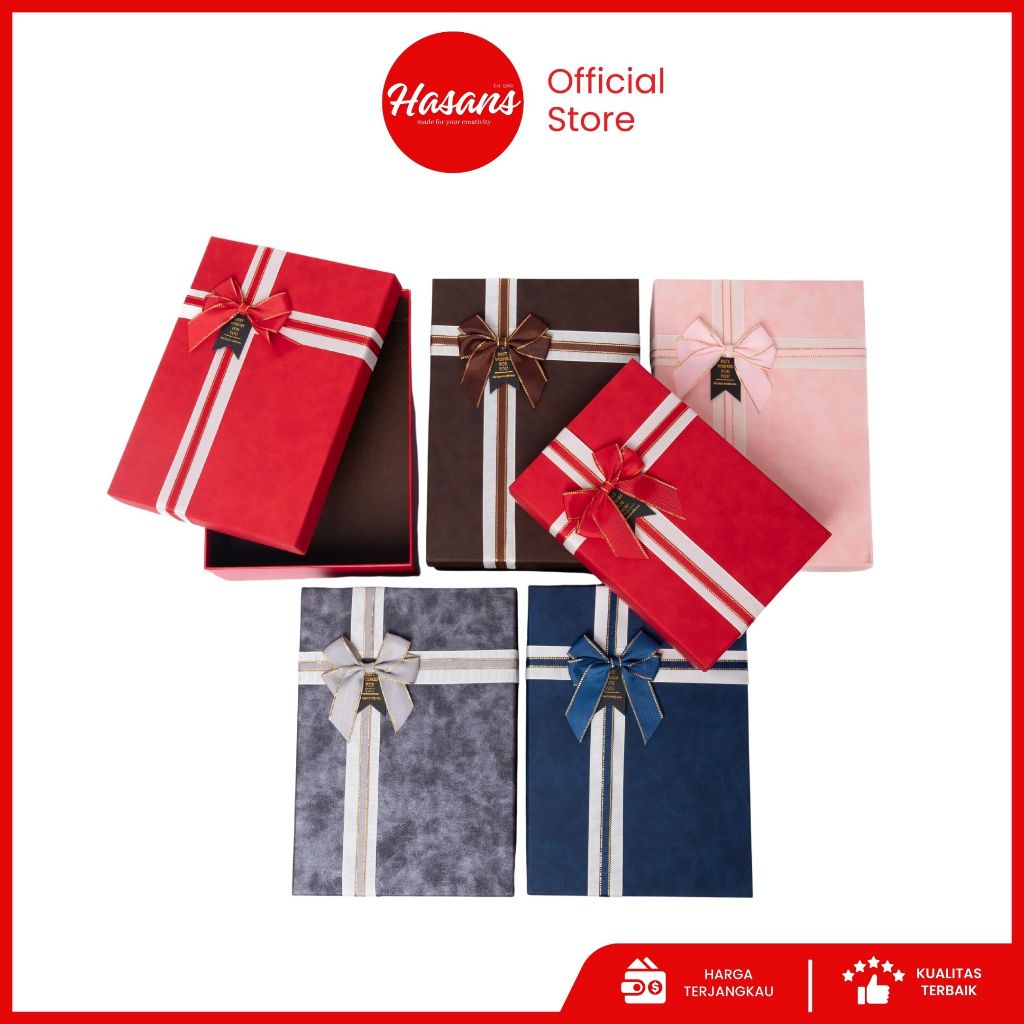 

[1 Set] Box Kado / Kotak Hampers / Hard Box / Gift Box / Kotak Kado Hadiah / Box 10348-001 Set3
