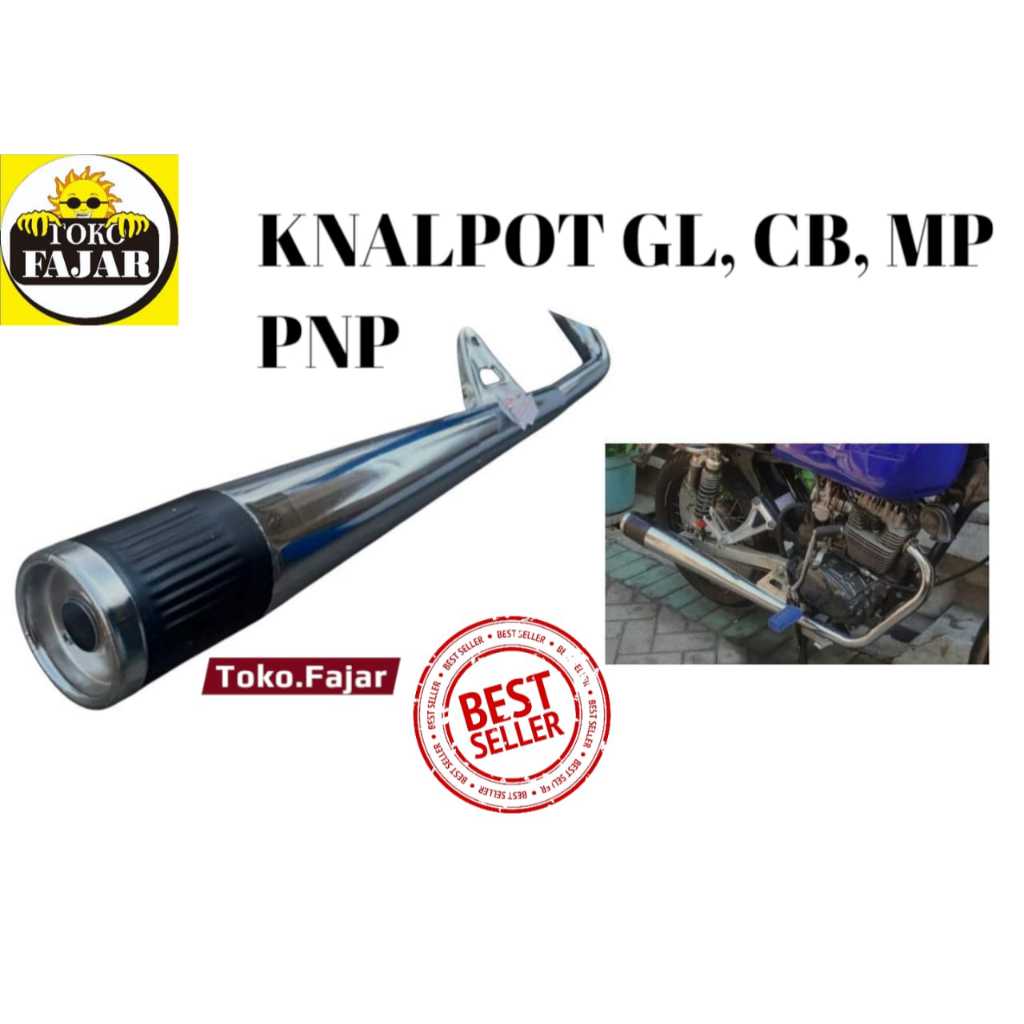 KNALPOT GL PRO GL MAX KLEPER PEDES PLOR PNP CB MP TIGER - KNALPOT ORIGINAL - KNALPOT HONDA KNALPOT P