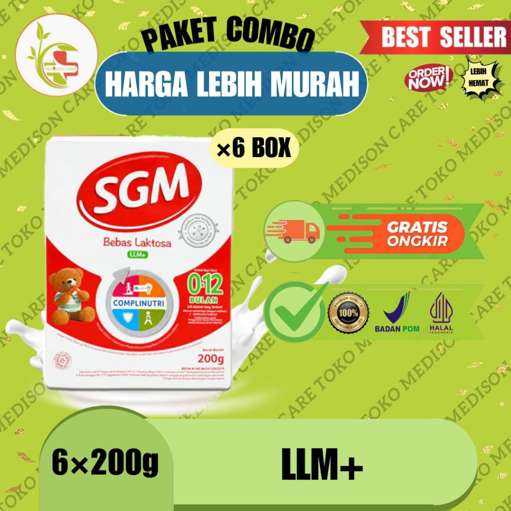 sgm LLM llm+ susu formula | 200 gr kotak kecil