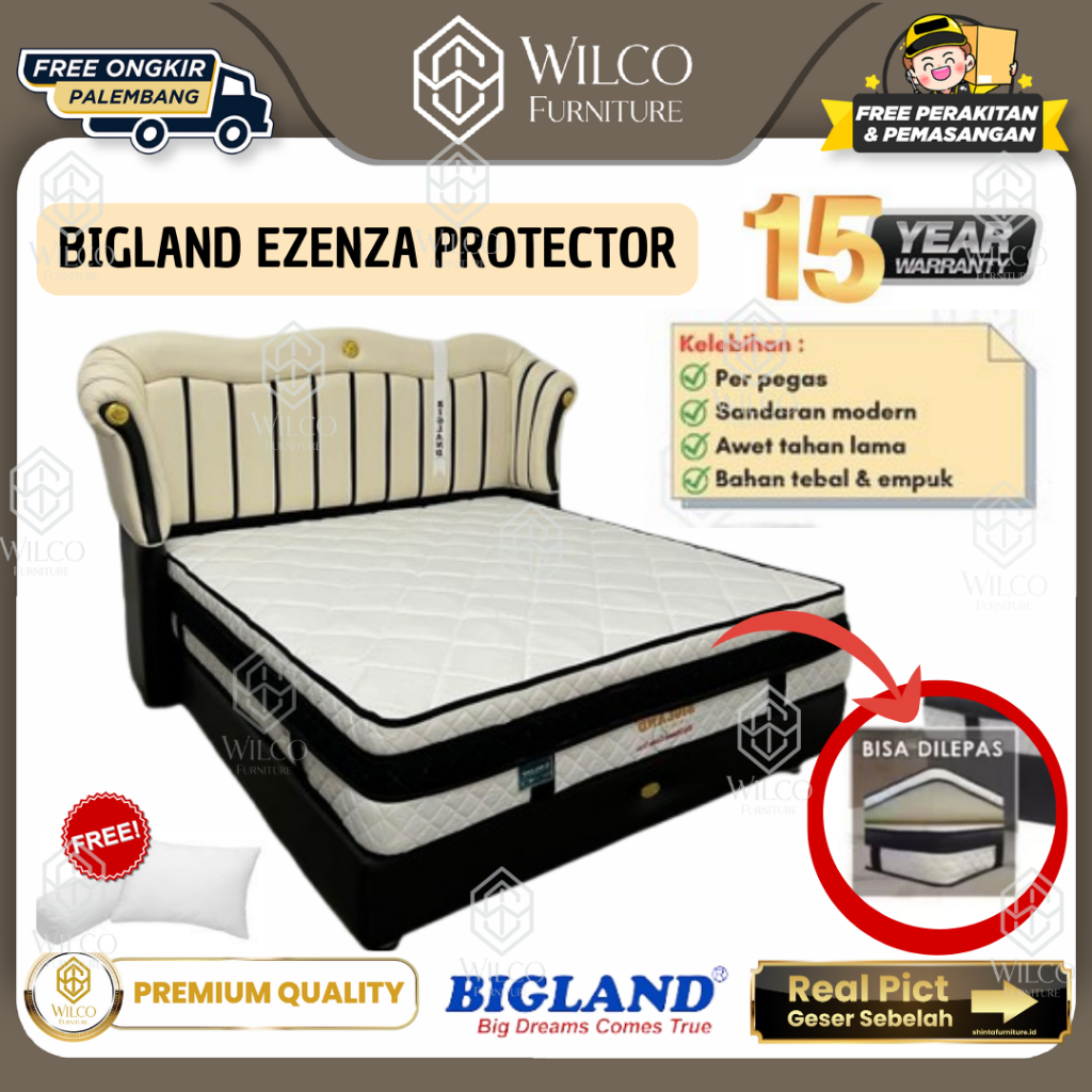 Kasur Matras Bigland Esenza Protector | Kasur Springbed Essenza Bigland Murah Palembang
