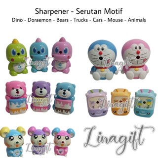 

SHARPENER SERUTAN MOTIF BESAR - RAUTAN PENSIL MEJA PUTAR - DORAEMON BLUE PINK DINO TRAIN LION