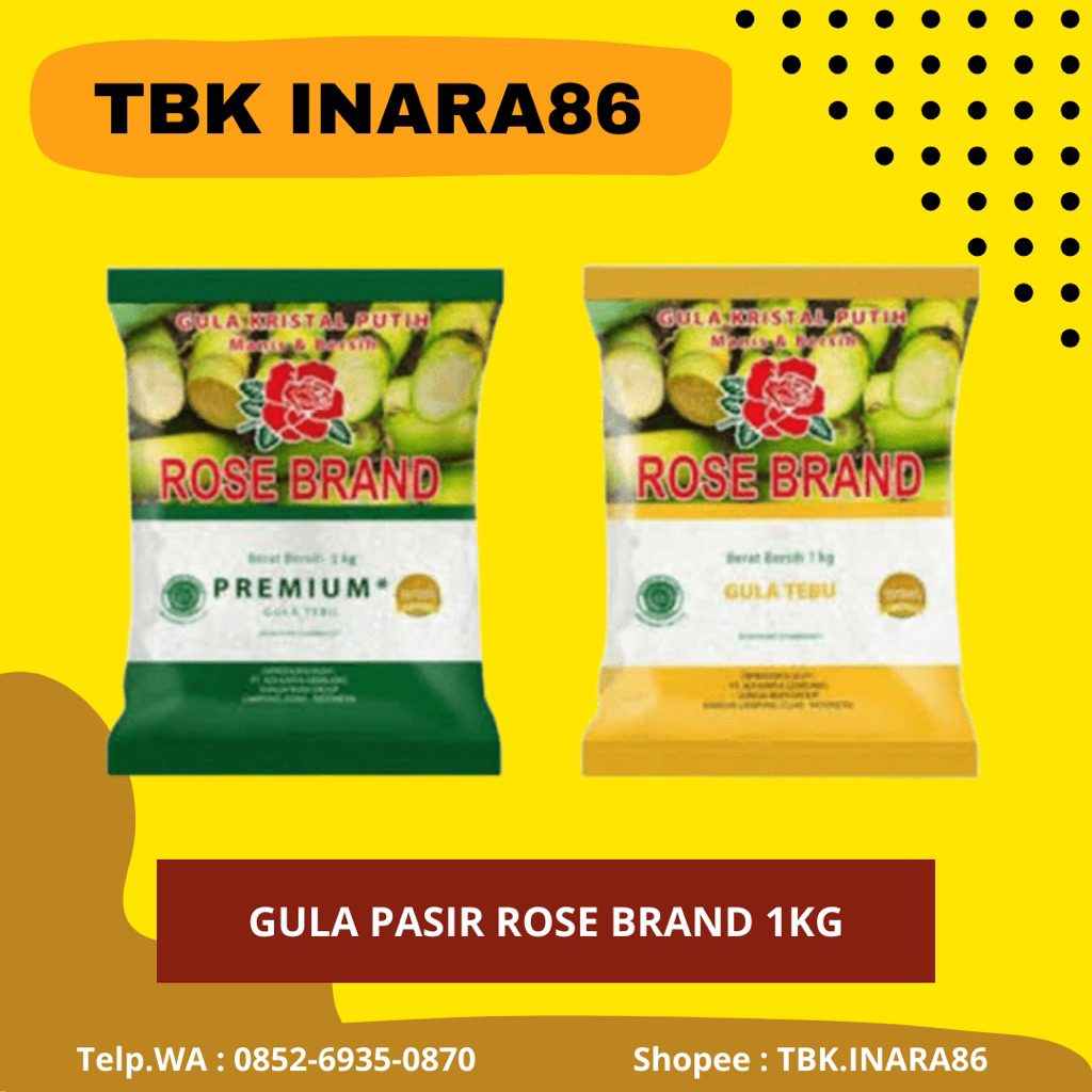 

Gula Pasir Halus Rose Brand Premium Gula Tebu 1kg Murah Berkualitas