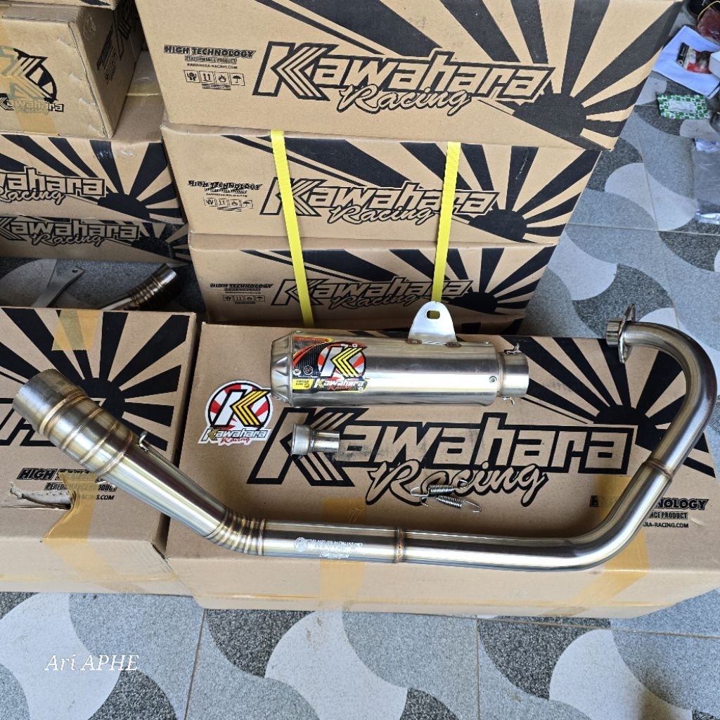 PROMO knalpot KAWAHARA GT PRO original yamaha BYSON FI KARBU fullsystem