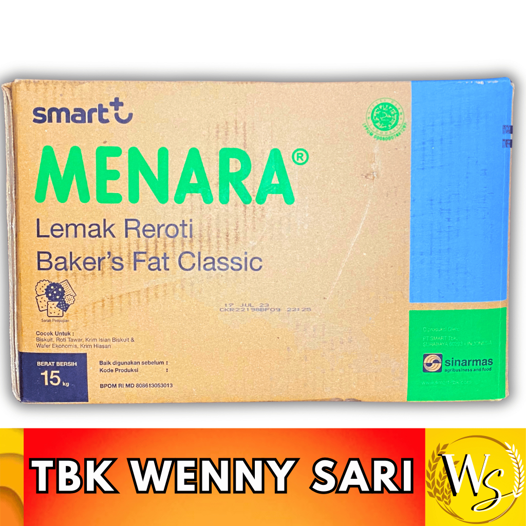 

MENARA PUTIH WHITE FAT 15 KG ( 1 DUS )