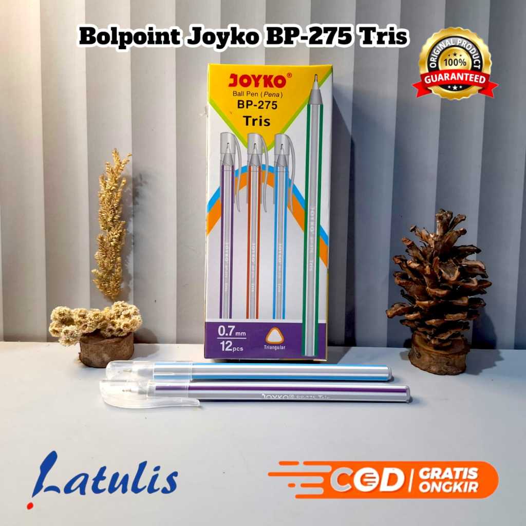 

Ball Pen Pena Pulpen Joyko Bp-275 Tris 0.7