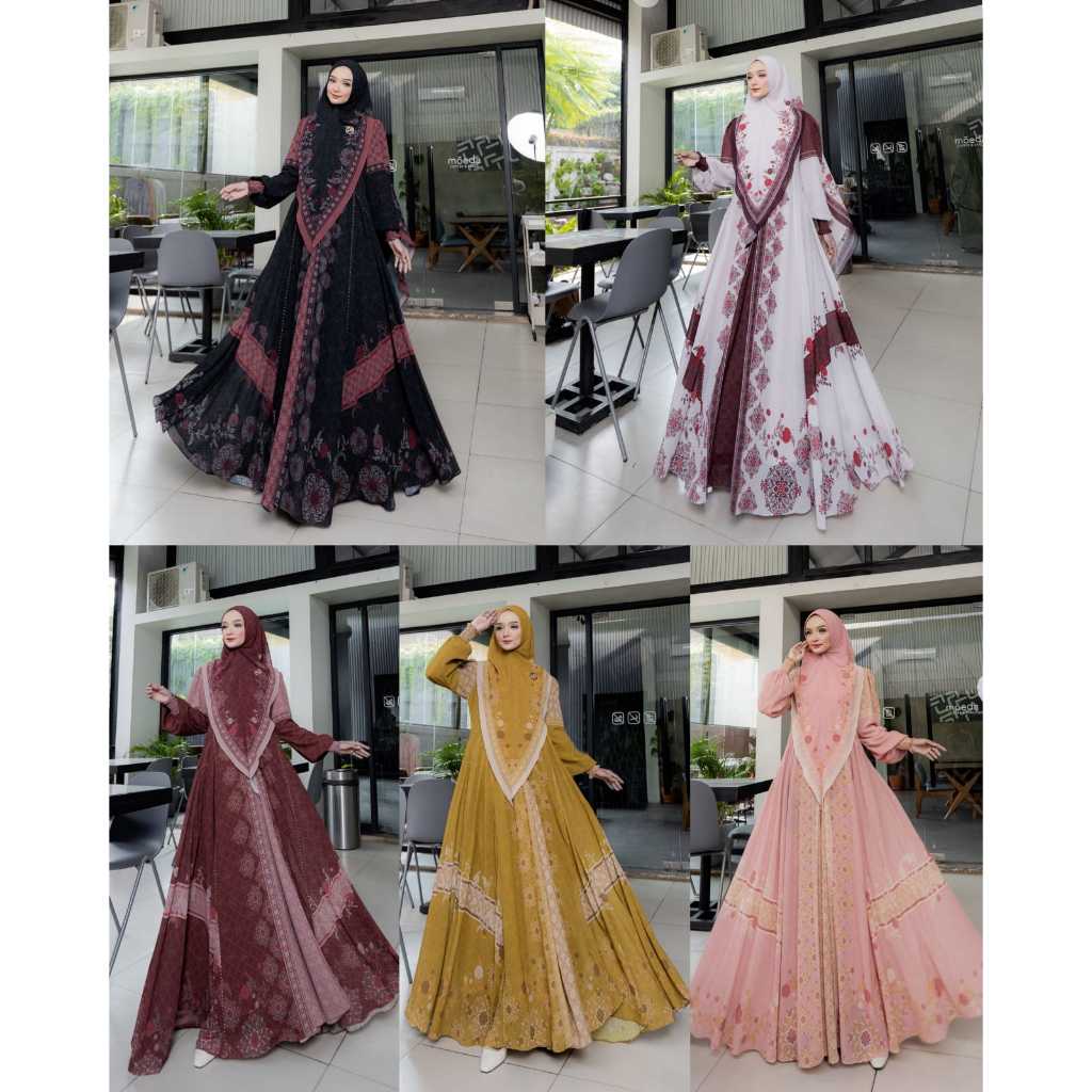 Shelin Series | Gallery Syarifah | Gamis Syari