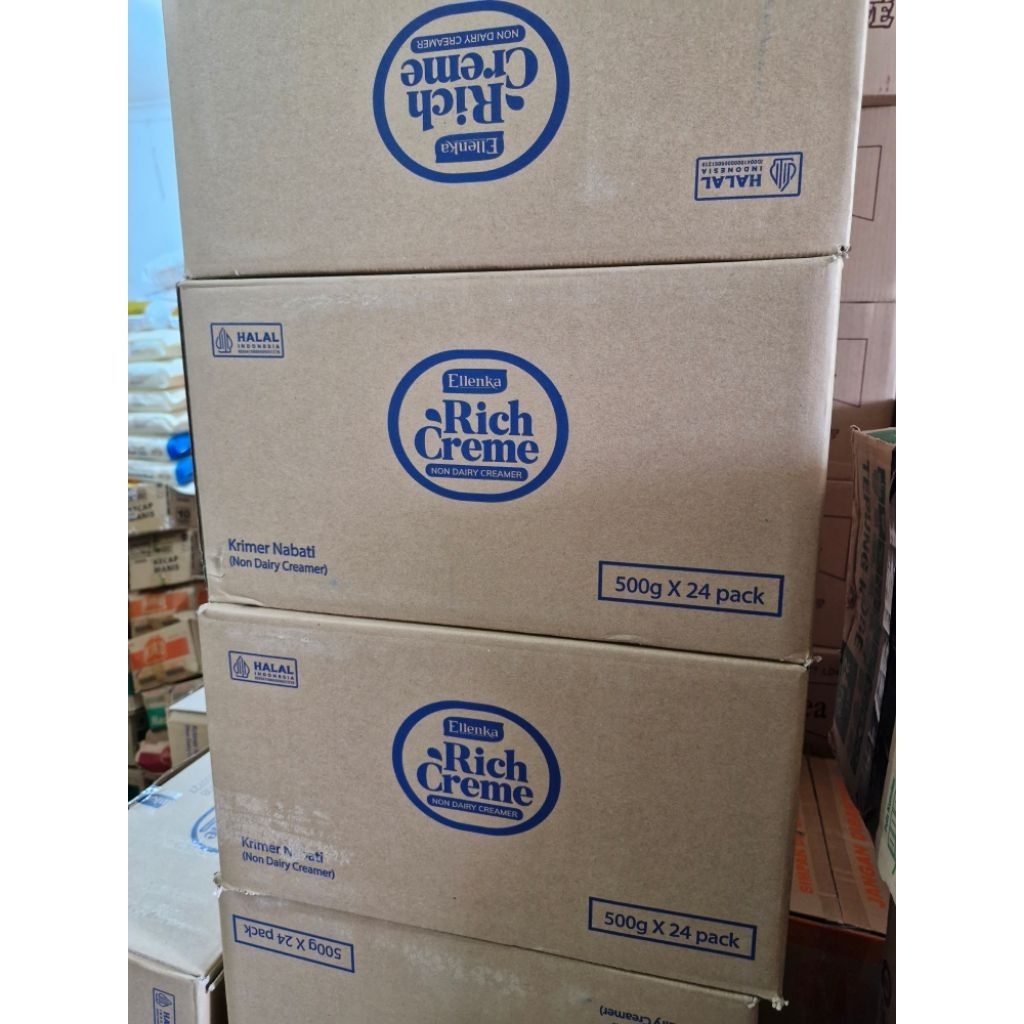 

Rich Creme Krimer Bubuk Non Dairy Creamer per dus isi 24 x 500gr