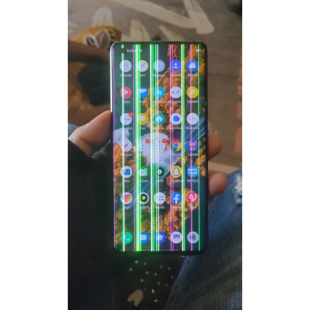 LCD Original copotan Vivo X50 pro plus frame