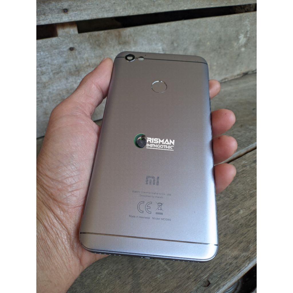 BACKDOOR TUTUP REDMI NOTE 5A + FINGER PRINT COPOTAN LIKE NEW