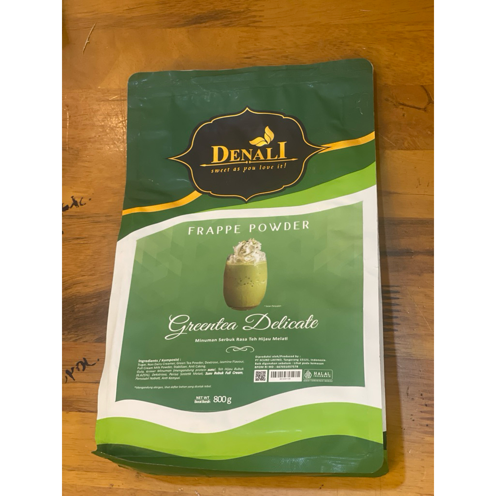 

Bubuk Powder Greentea Delicate Denali 800Grm