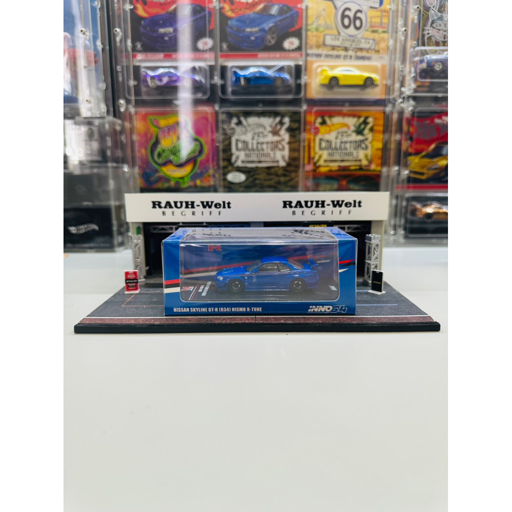 Inno64 Inno Nissan Skyline R34 Nismo R-Tune Bayside Blue