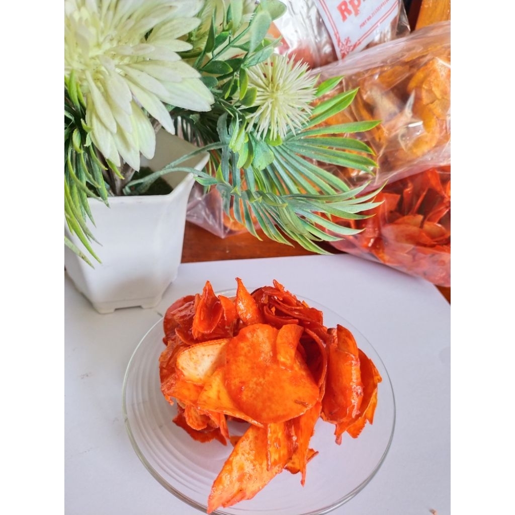 

KRIPIK SINGKONG CAP MATAHARI.AE 1 PACK ISI 10PCS rasa BALADO