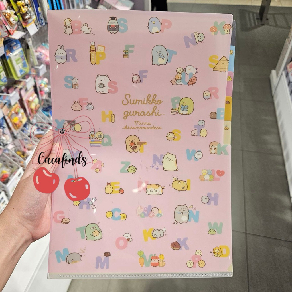 

OHSOME x San X‼️Map / Storage File Folder A3 & A4 Sumikko Gurashi Collection