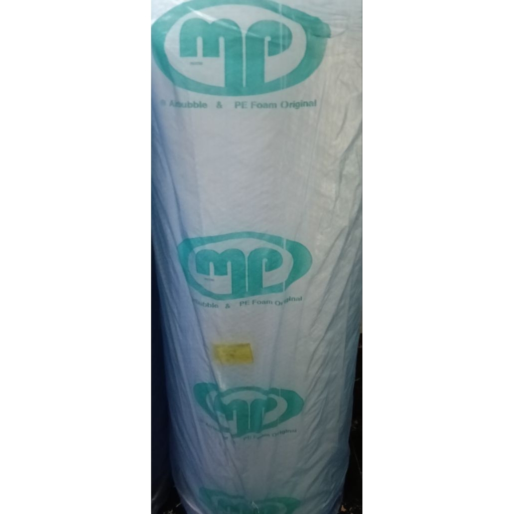 

Bubble merek mp ukuran 125cmx50m ready putih dan hitam