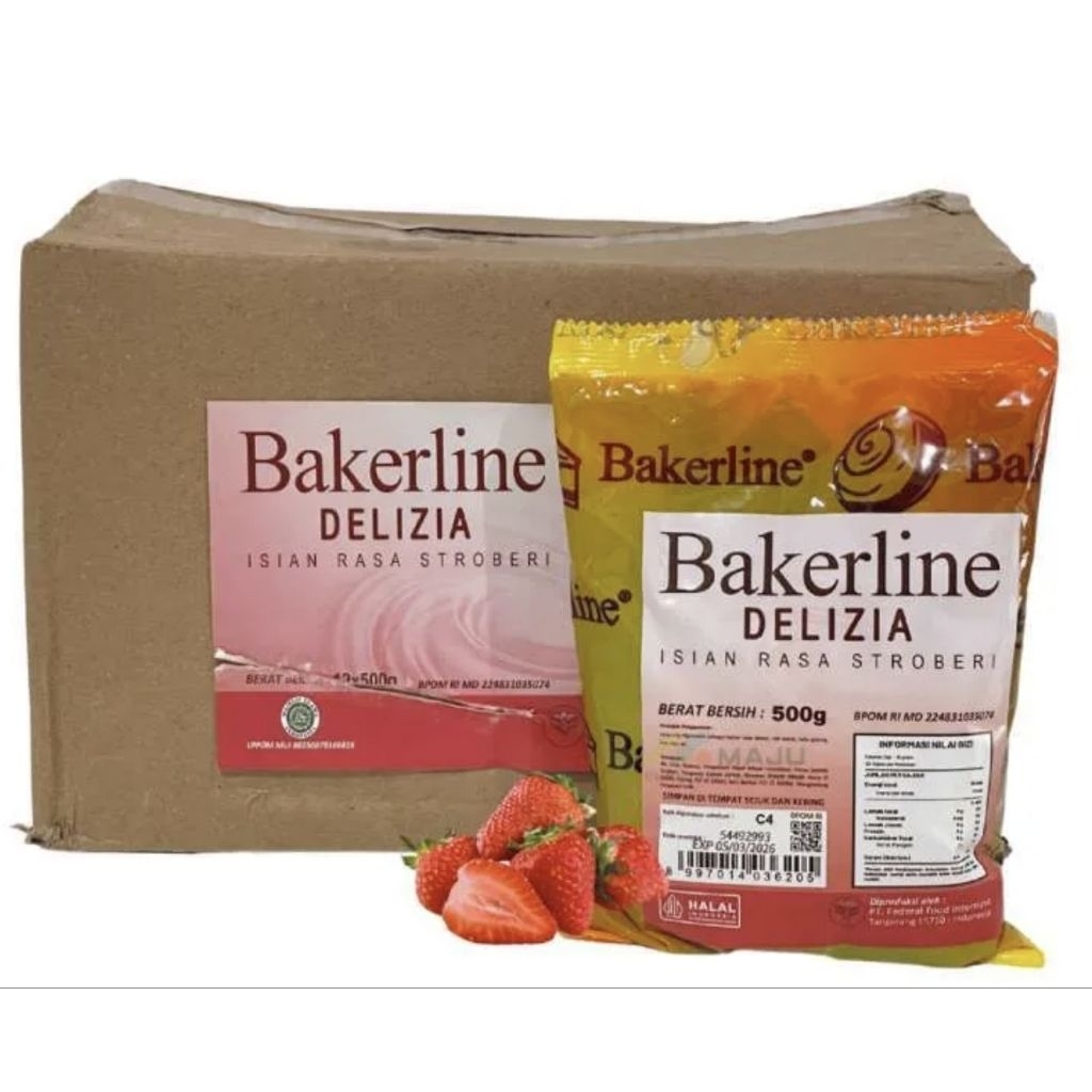 

Bakerline Delizia selai strawberry 500 Gr