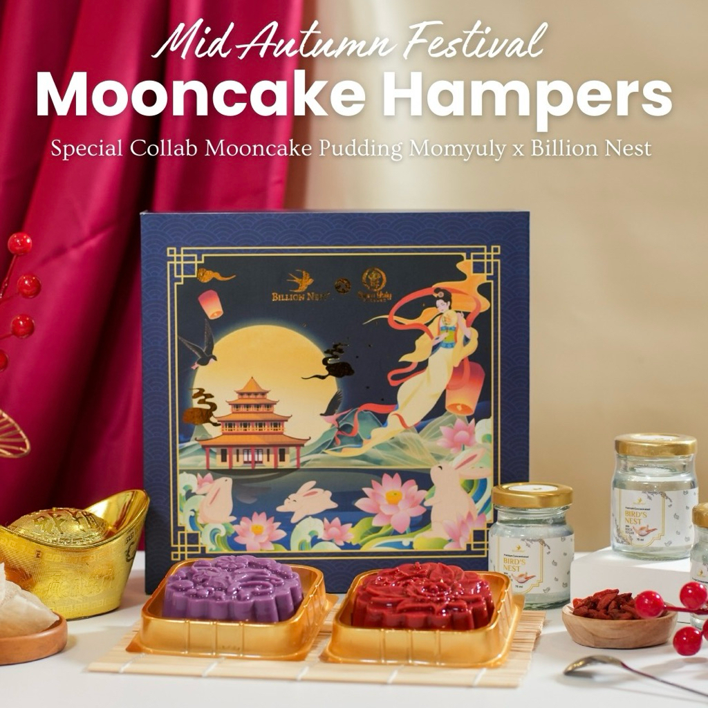 

[READY STOCK] BILLION NEST X MOMYULY PUDDING - Hampers Mooncake Festival (Kue Bulan)
